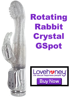 rotating rabbit crystal gspot vibrator